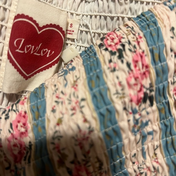 Vintage-Inspired Floral Long Sleeve Dress Lace Trim - Picture 6 of 6